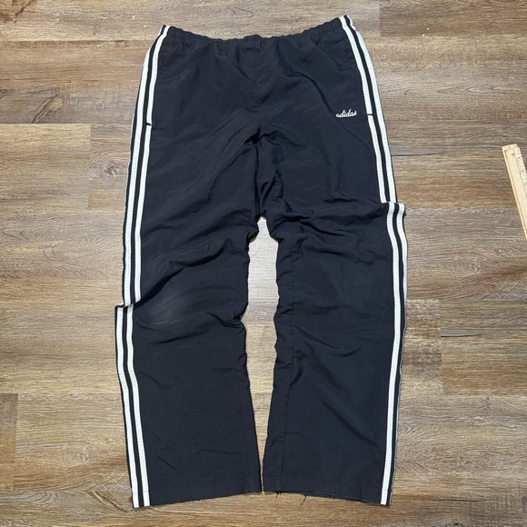 adidas Other - adidas Black Track Pants with White Side Stripes